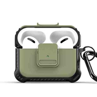 For AirPods Pro 2 DUX DUCIS PECG Series Earbuds Box Protective Case(Army Green)