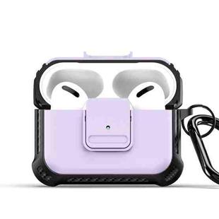 For AirPods Pro DUX DUCIS PECG Series Earbuds Box Protective Case(Purple)