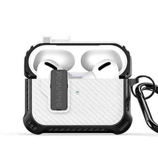 For AirPods Pro DUX DUCIS PECI Series Earbuds Box Protective Case(White)