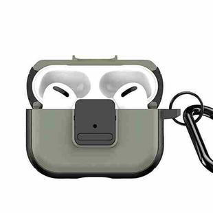 For AirPods Pro 2 DUX DUCIS PECJ Series Earbuds Box Protective Case(Army Green)