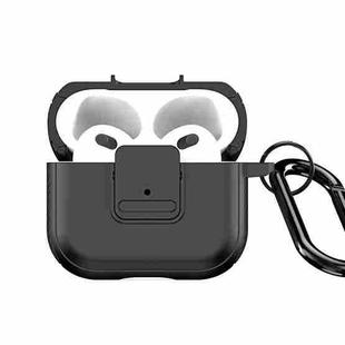 For AirPods 3 DUX DUCIS PECJ Series Earbuds Box Protective Case(Black)
