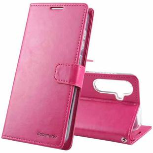 For Samsung Galaxy S24+ 5G GOOSPERY BLUE MOON Crazy Horse Texture Leather Phone Case(Rose Red)
