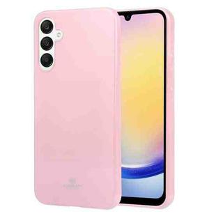 For Samsung Galaxy A25 GOOSPERY PEARL JELLY Shockproof TPU Phone Case(Pink)