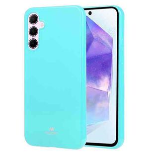 For Samsung Galaxy A55 GOOSPERY PEARL JELLY Shockproof TPU Phone Case(Mint)