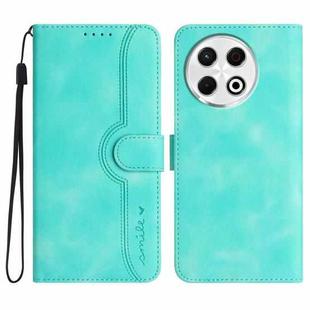 For Tecno Spark 30 Pro 4G Heart Pattern Skin Feel Leather Phone Case(Light Blue)