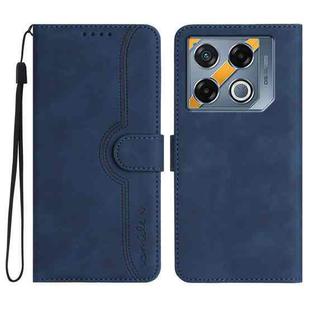 For Infinix GT 20 Pro Heart Pattern Skin Feel Leather Phone Case(Royal Blue)