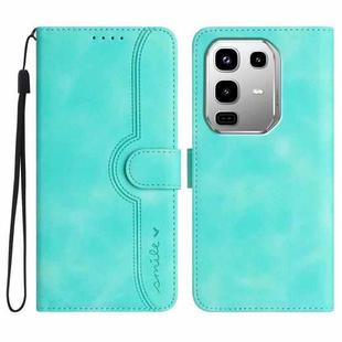 For Infinix Note 50 4G / Note 50 Pro 4G Heart Pattern Skin Feel Leather Phone Case(Light Blue)
