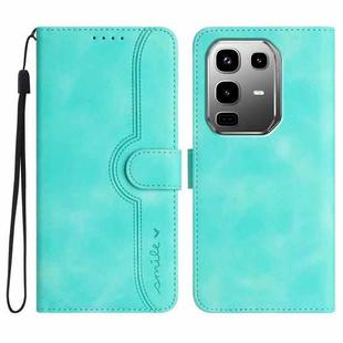 For Infinix Note 50 Pro+ Heart Pattern Skin Feel Leather Phone Case(Light Blue)