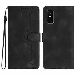 For Infinix GT 30 Pro Heart Pattern Skin Feel Leather Phone Case(Black)