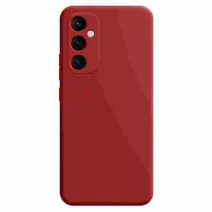 For Samsung Galaxy A35 Imitation Liquid Silicone Phone Case(Dark Red)