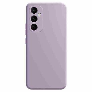 For Samsung Galaxy S24+ 5G Imitation Liquid Silicone Phone Case(Light Purple)