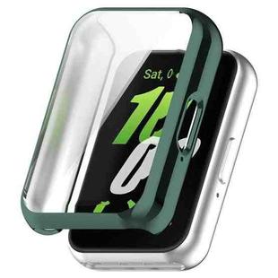 For Samsung Galaxy Fit 3 Full Coverage TPU Electroplated Watch Protective Case(Green)