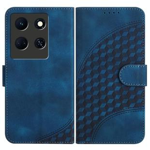 For Infinix Note 30 5G YX0060 Elephant Head Embossed Phone Leather Case with Lanyard(Royal Blue)