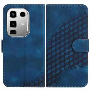 For Infinix Note 50 4G / Note 50 Pro 4G Elephant Head Embossed Phone Leather Case with Lanyard(Royal Blue)