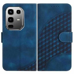 For Infinix Note 50 Pro+ Elephant Head Embossed Phone Leather Case with Lanyard(Royal Blue)
