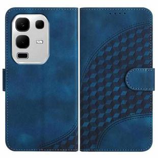 For Infinix Note 50s Elephant Head Embossed Phone Leather Case with Lanyard(Royal Blue)
