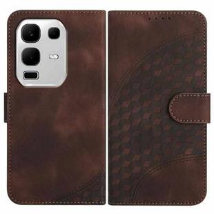 For Infinix Note 50s Elephant Head Embossed Phone Leather Case with Lanyard(Coffee)
