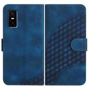 For Infinix GT 30 Pro Elephant Head Embossed Phone Leather Case with Lanyard(Royal Blue)
