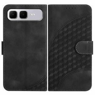 For Infinix Smart 10 Plus 4G Elephant Head Embossed Phone Leather Case with Lanyard(Black)