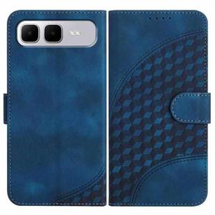 For Infinix Smart 10 Plus 4G Elephant Head Embossed Phone Leather Case with Lanyard(Royal Blue)