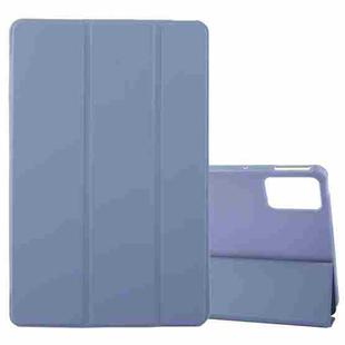 For Lenovo Xiaoxin Pad Pro 12.7 2025 Tri-fold Silicone Leather Tablet Case(Lavender Purple)