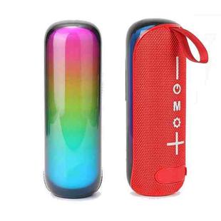 T&G TG-384 Mini Portable Bluetooth Speaker Support TF / U-disk / RGB Light(Red)