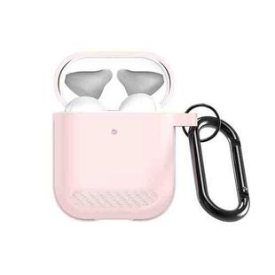 For AirPods 2 / 1 DUX DUCIS PECB Series Earbuds Box Protective Case(Pink)