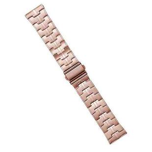 22mm Stainless Steel Watch Band(Rose Gold)