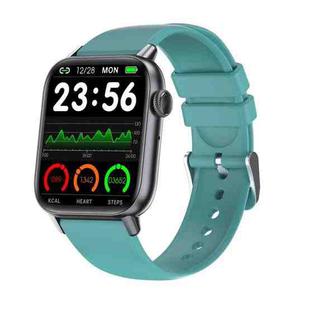 QS08 PRO 1.83 inch BT5.2 Smart Sport Watch, Support Sleep / Heart Rate / Blood Oxygen / Temperature / Blood Pressure Health Monitor(Black+Green)
