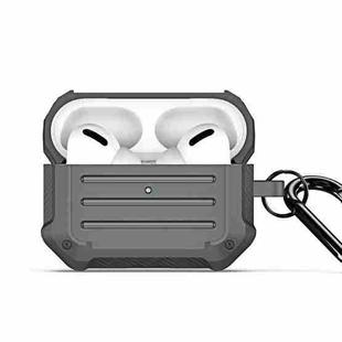 For AirPods Pro DUX DUCIS PECE Series Earbuds Box Protective Case(Grey)