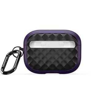 For AirPods Pro 2 DUX DUCIS PECC Series Earbuds Box Protective Case(Purple Black)