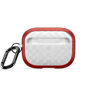 For AirPods Pro 2 DUX DUCIS PECC Series Earbuds Box Protective Case(Red White)