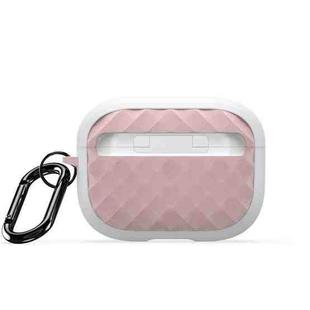 For AirPods Pro DUX DUCIS PECC Series Earbuds Box Protective Case(White Pink)