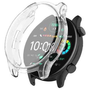 For Xiaomi HayLou RT3 / Solar Plus LS16 Full Coverage TPU Electroplated Watch Protective Case(Transparent)