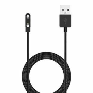 For Xiaomi HayLou Solar Plus LS16 Smart Watch Magnetic Charging Cable, Length: 60cm(Black)