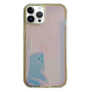 For iPhone 12 Pro Max Electroplated Aurora TPU + PC Phone Case(Green)