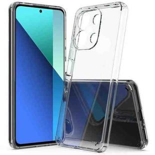 For Xiaomi Redmi Note 13 4G Scratchproof Acrylic TPU Phone Case(Transparent)