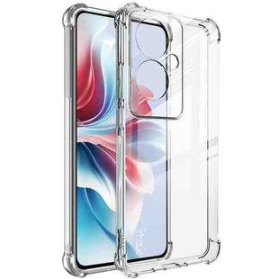 For OPPO Reno11 F 5G imak Shockproof Airbag TPU Phone Case(Transparent)