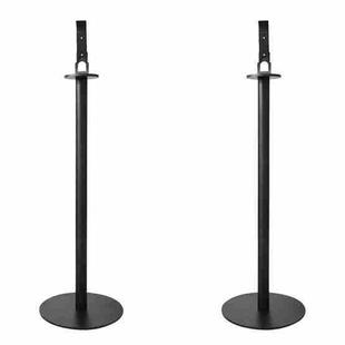 For HomePod 2 1 Pair / Pack Mini Smart Bluetooth Speaker Floor Stand(Black)