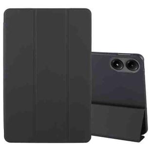 For Xiaomi Redmi Pad Pro 12.1 Tri-fold Silicone Leather Tablet Case(Black)