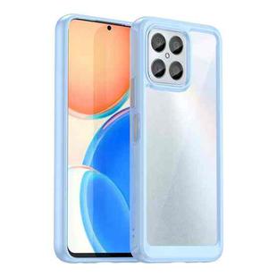 For Honor X6 5G Colorful Series Acrylic Hybrid TPU Phone Case(Blue)