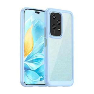For Honor 200 Lite 5G Colorful Series Acrylic Hybrid TPU Phone Case(Blue)