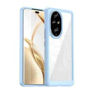 For Honor 200 Pro Colorful Series Acrylic Hybrid TPU Phone Case(Blue)