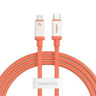 Baseus Antifreeze Series Type-C to 8 Pin 20W Fast Charging Data Cable, Length:1m(Orange)