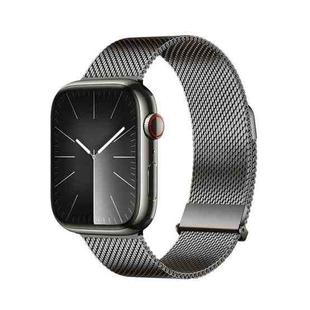 For Apple Watch Series 3 38mm DUX DUCIS Milanese Pro Series Stainless Steel Watch Band(Graphite)