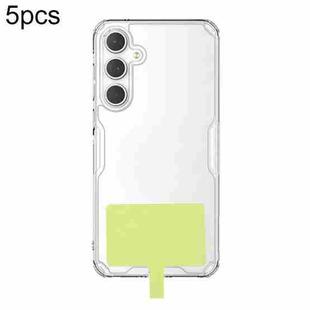 5pcs Ultra-Thin Universal Phone Lanyard Strap Patch Gasket(Green)