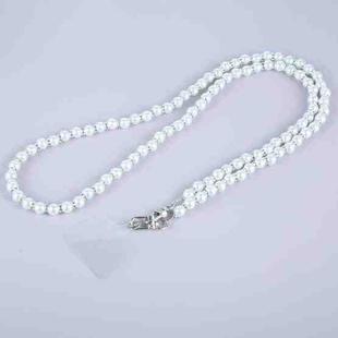 Mobile Phone Anti-lost Flash Diamond Crossbody Long Bead Chain(Silver)
