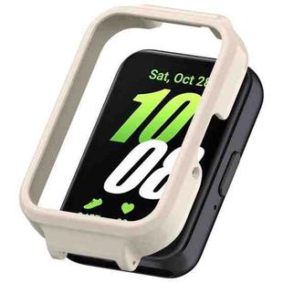 For Samsung Galaxy Fit 3 12mm Half Coverage Hollowed PC Watch Protective Case(Starlight)