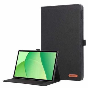 For OPPO Pad SE 11 2025 Fabric Texture Horizontal Flip Leather Tablet Case(Black)