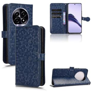 For Realme 14 Pro Lite / 13 Pro Global Honeycomb Dot Texture Leather Phone Case(Blue)